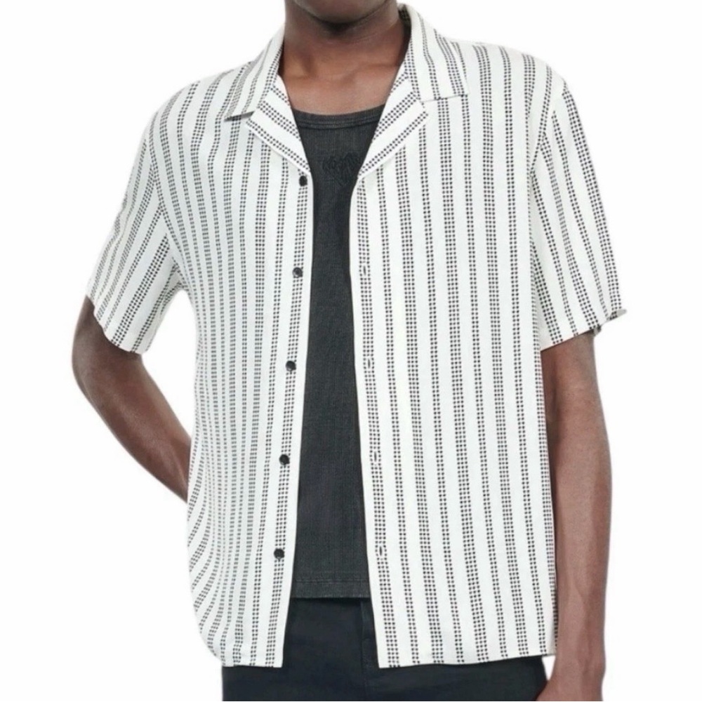 🆕The Kooples Rain Lines Short Sleeve NWT